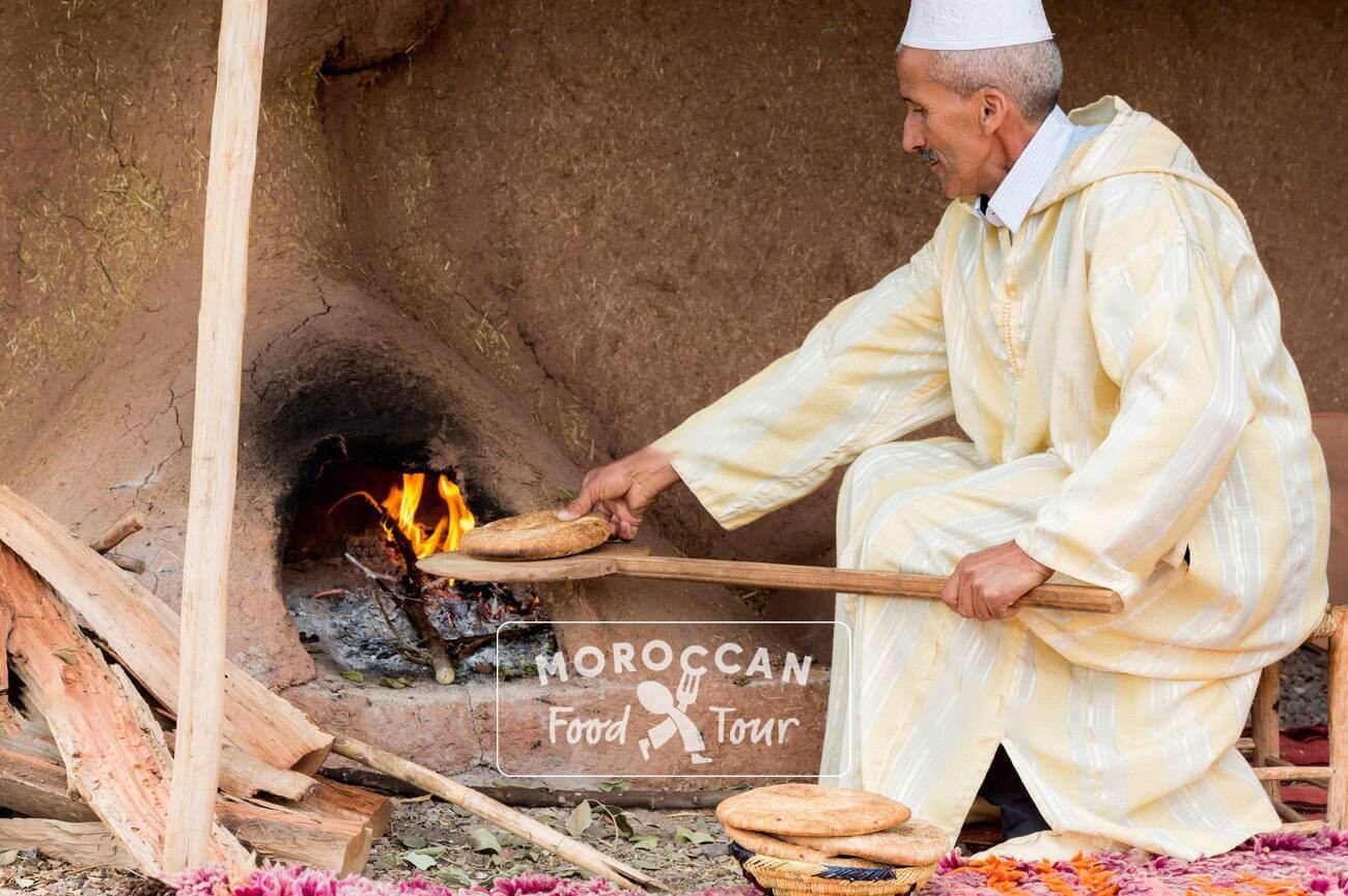 baking traditional bread