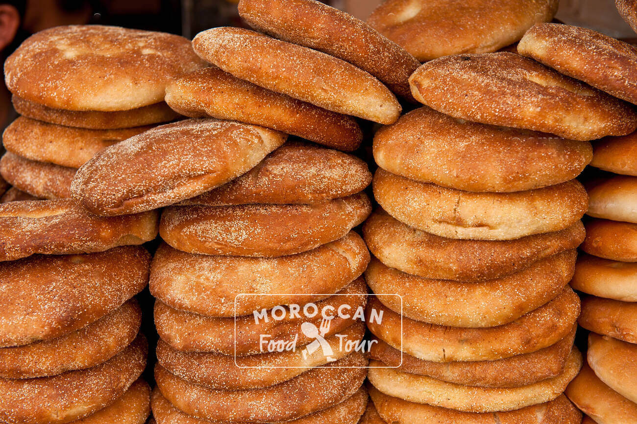fresh bread in marrakech